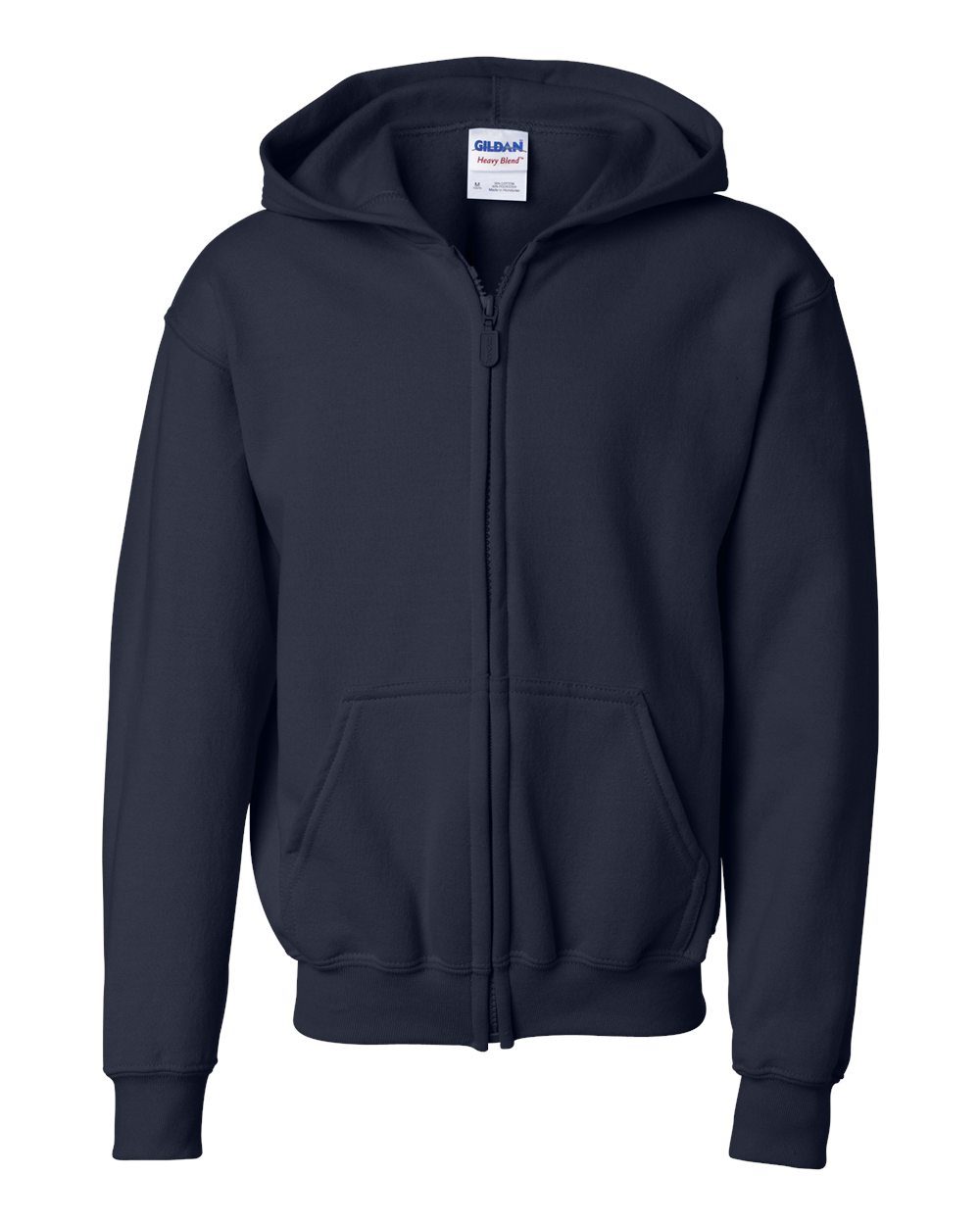 Gildan Heavy Blend Youth Hooded Sweatshirt - 50/50 Cotton Polyester Pullover Hoodie